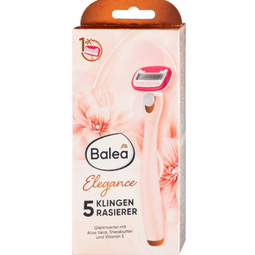 Бритва Balea для жінок на 5 лез Elegance, 1 шт